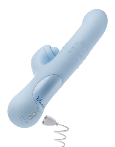 Blush Devin Blue With Moving Beads, Come Hither Motion And Thumping - Loveangels