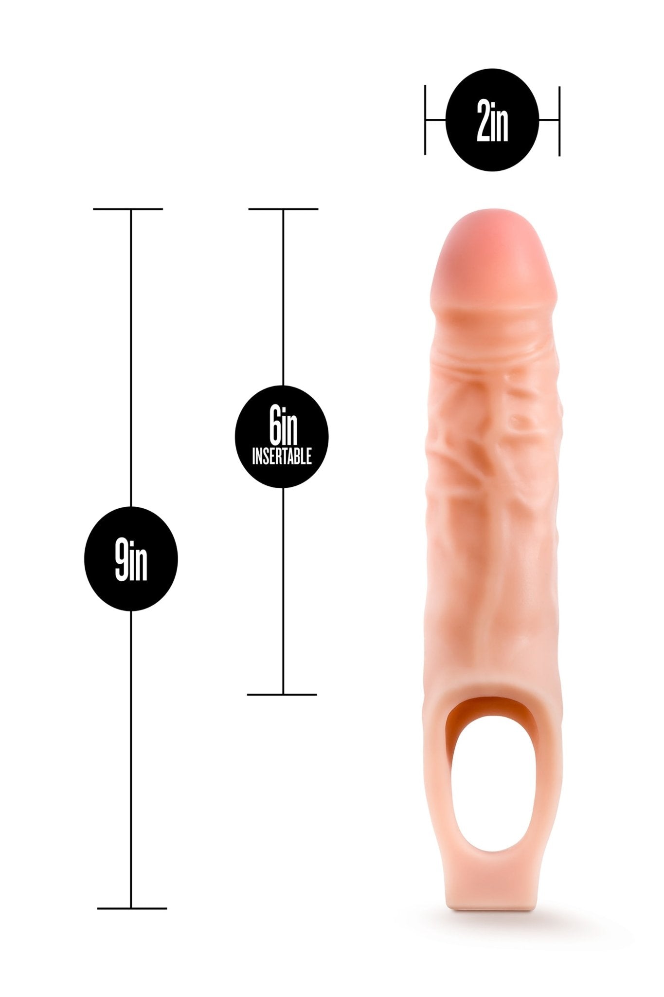 Blush Performance 9 Inch Cock Sheath Extender - Loveangels