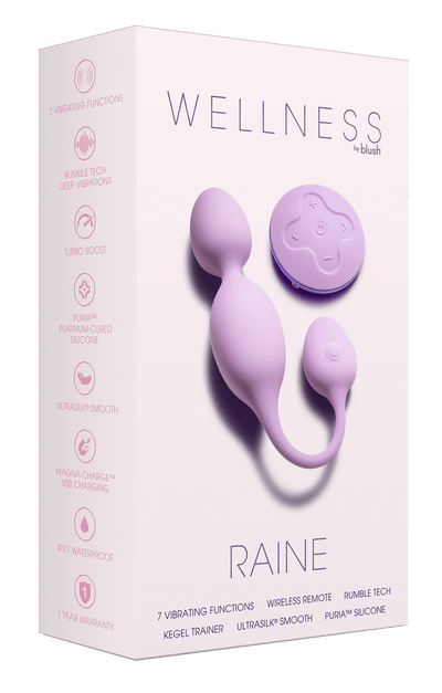 Blush Wellness Raine Vibrating Kegel Ball With Remote - Loveangels