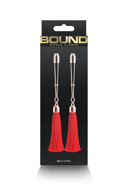 Bound Nipple Clamps With Tassels - Loveangels
