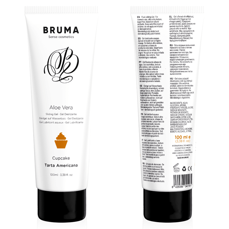 Bruma Slider Gel American Cake Flavour With Aloe Vera 100 ML - Loveangels