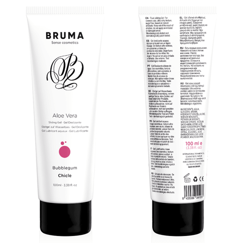 Bruma Slider Gel Bubblegum Flavour With Aloe Vera 100 ML - Loveangels
