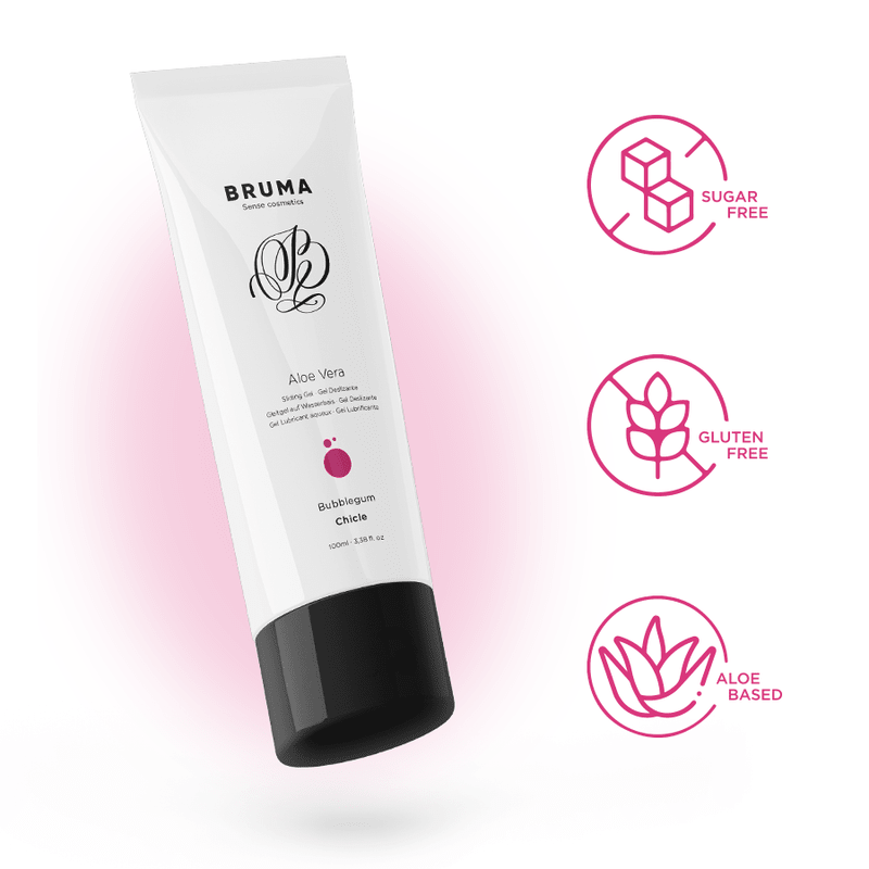 Bruma Slider Gel Bubblegum Flavour With Aloe Vera 100 ML - Loveangels