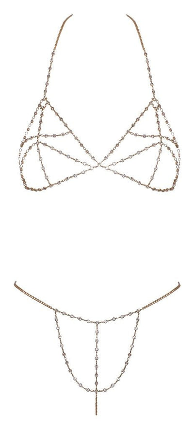 Cottelli Chain Bikini Set - Loveangels