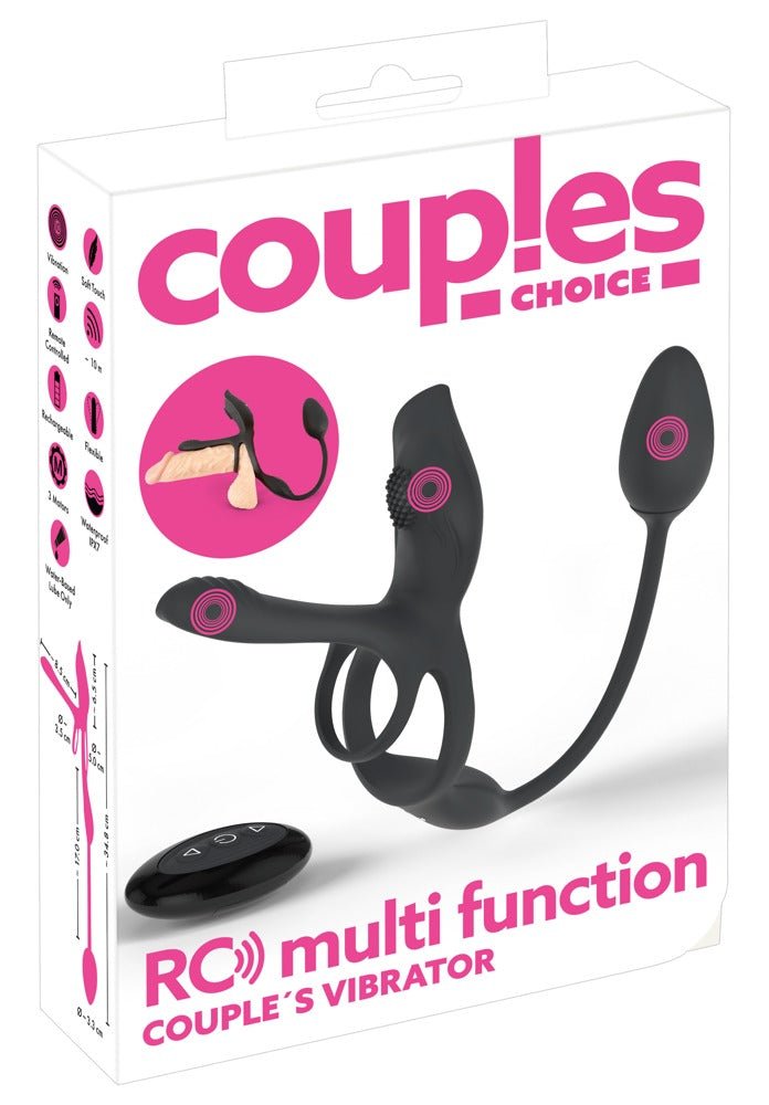Couples Choice Remote Control Multi Function Vibrator - Loveangels