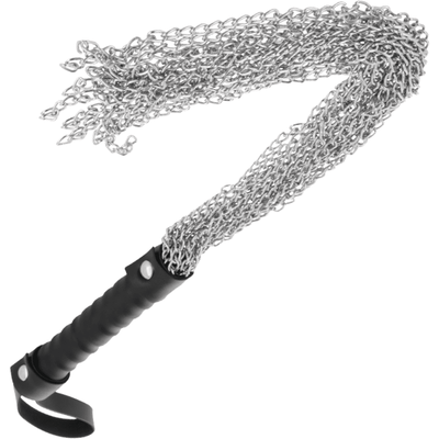 Darkness BDSM Metal Chain Flogger Whip - Loveangels
