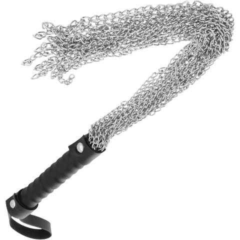 Darkness BDSM Metal Chain Flogger Whip - Loveangels
