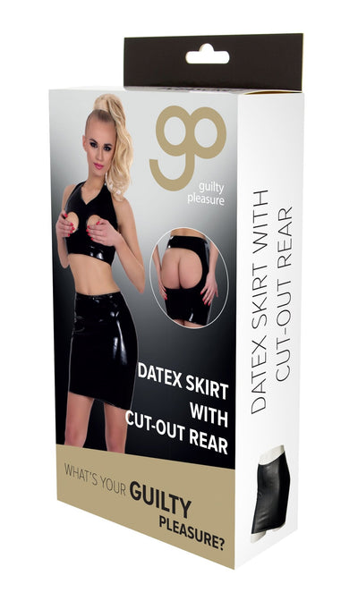 Datex Mini Skirt With Cut Out Rear - Loveangels