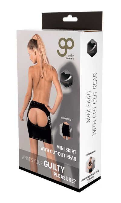 Datex Mini Skirt With Cut Out Rear - Loveangels