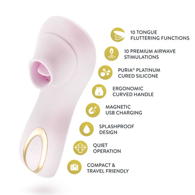 Delice Fleur Air Pulsing Vibrator By Blush - Loveangels