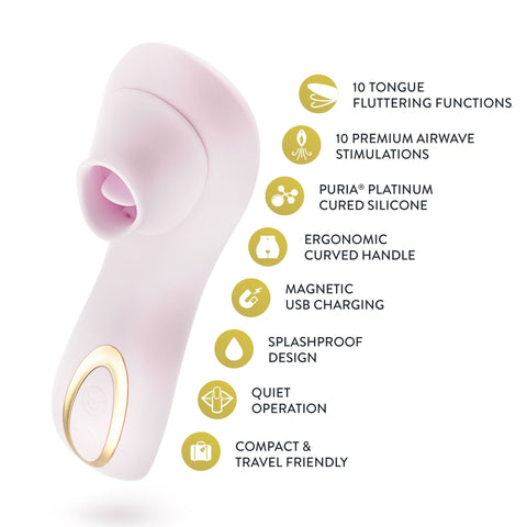 Delice Fleur Air Pulsing Vibrator By Blush - Loveangels