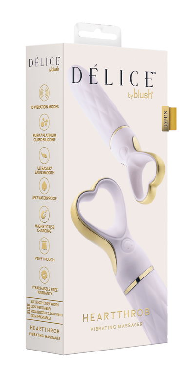 Delice Heartthrob Lavender Love Bullet Vibrator By Blush - Loveangels