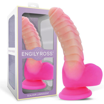 Dildox By Engily Ross Scalidor Luminescent Unicorn Dildo 18cm - Loveangels