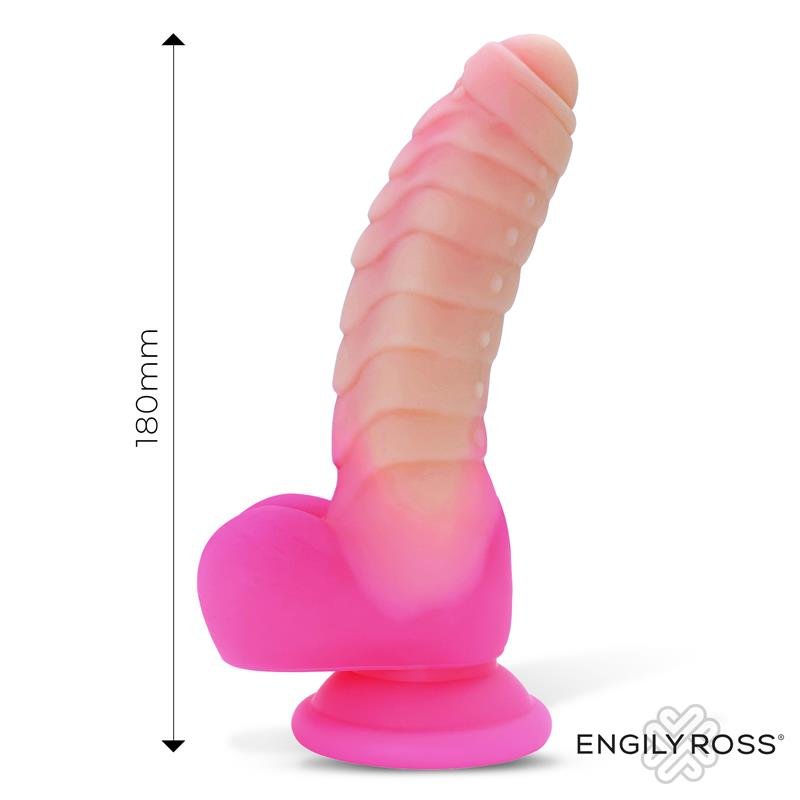 Dildox By Engily Ross Scalidor Luminescent Unicorn Dildo 18cm - Loveangels