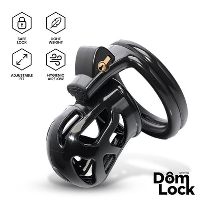 DomLock Block Chastity Cage - Loveangels