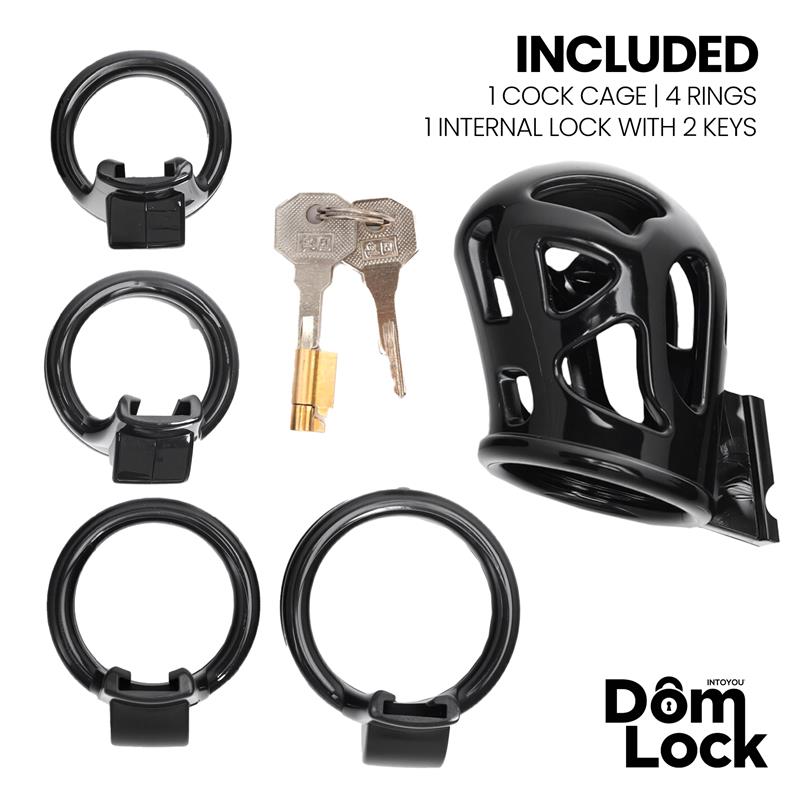 DomLock Block Chastity Cage - Loveangels