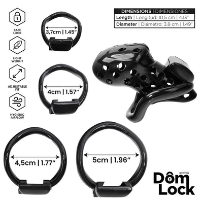 DomLock Convict Chastity Cage - Loveangels