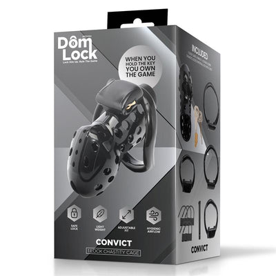 DomLock Convict Chastity Cage - Loveangels