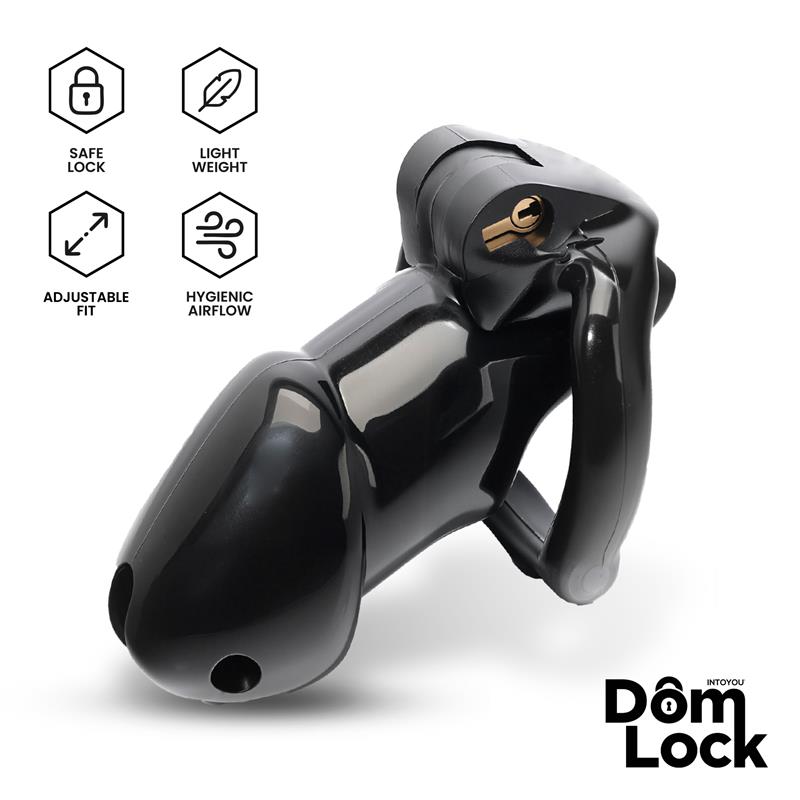 Domlock Guard Chastity Cage with Internal Lock Size M - Loveangels