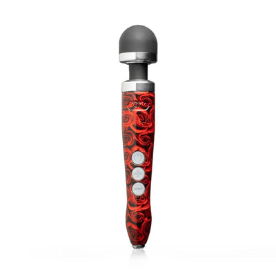 Doxy Die Cast 3R Rechargeable Wand Massager - Rose Pattern - Loveangels