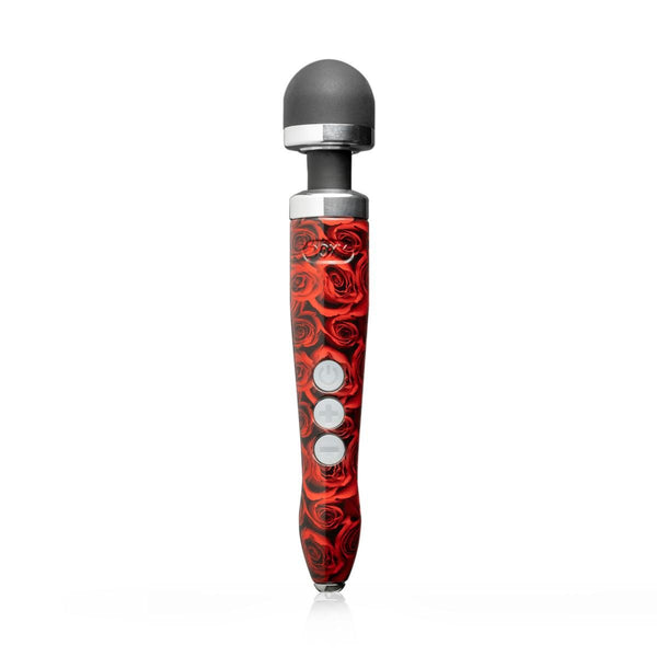 Doxy Die Cast 3R Rechargeable Wand Massager - Rose Pattern