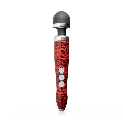 Doxy Die Cast 3R Rechargeable Wand Massager - Rose Pattern - Loveangels