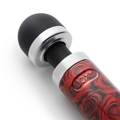 Doxy Die Cast 3R Rechargeable Wand Massager - Rose Pattern - Loveangels