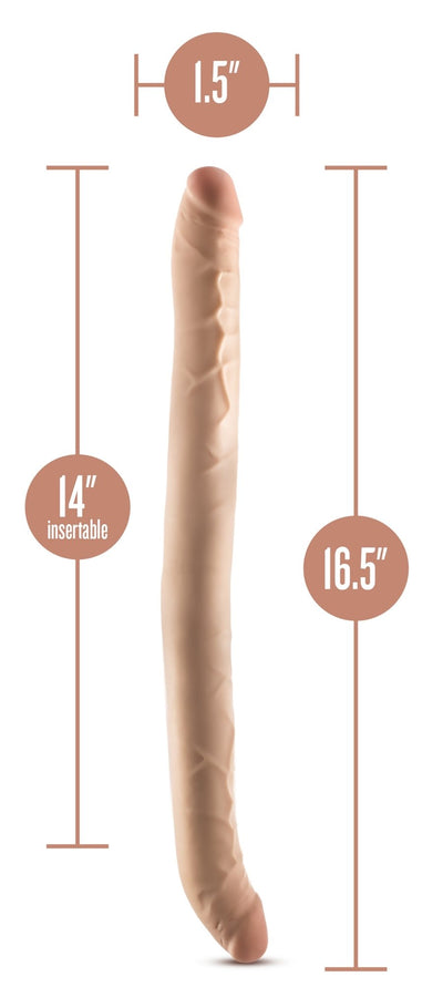 Dr Skin 16.5 Inch Posable Double Dong - Loveangels