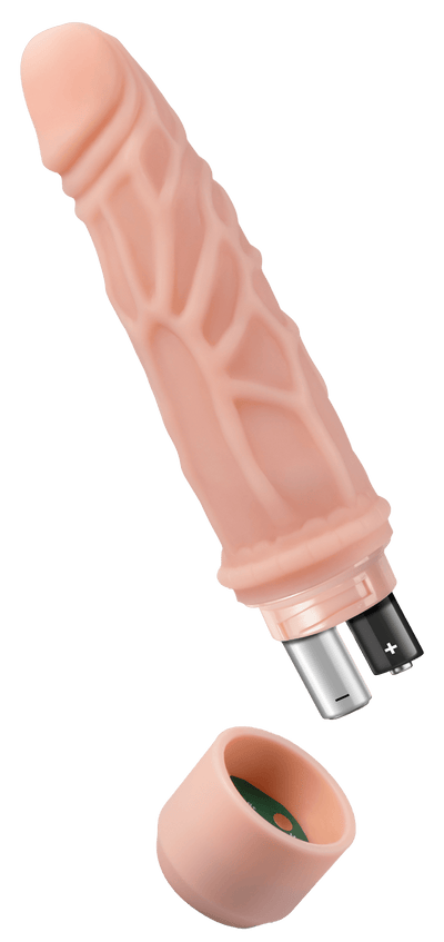 Dr Skin Dr Robert Silicone 7 Inch Vibrating Dildo - Loveangels