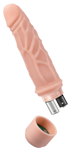 Dr Skin Dr Robert Silicone 7 Inch Vibrating Dildo - Loveangels
