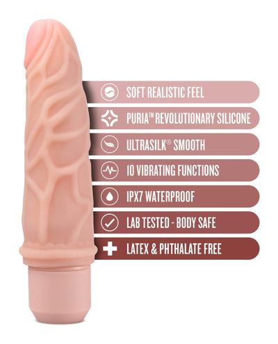 Dr Skin Dr Robert Silicone 7 Inch Vibrating Dildo - Loveangels