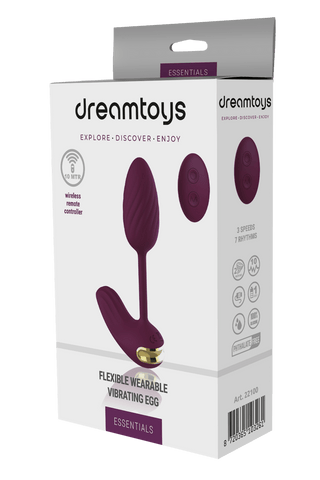 Dream Toys Essentials Flexible Wearable Vibrating Egg - Loveangels