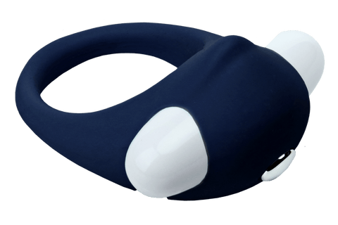 Dream Toys Stimu Ring Blue One Speed Vibrating Ring - Loveangels