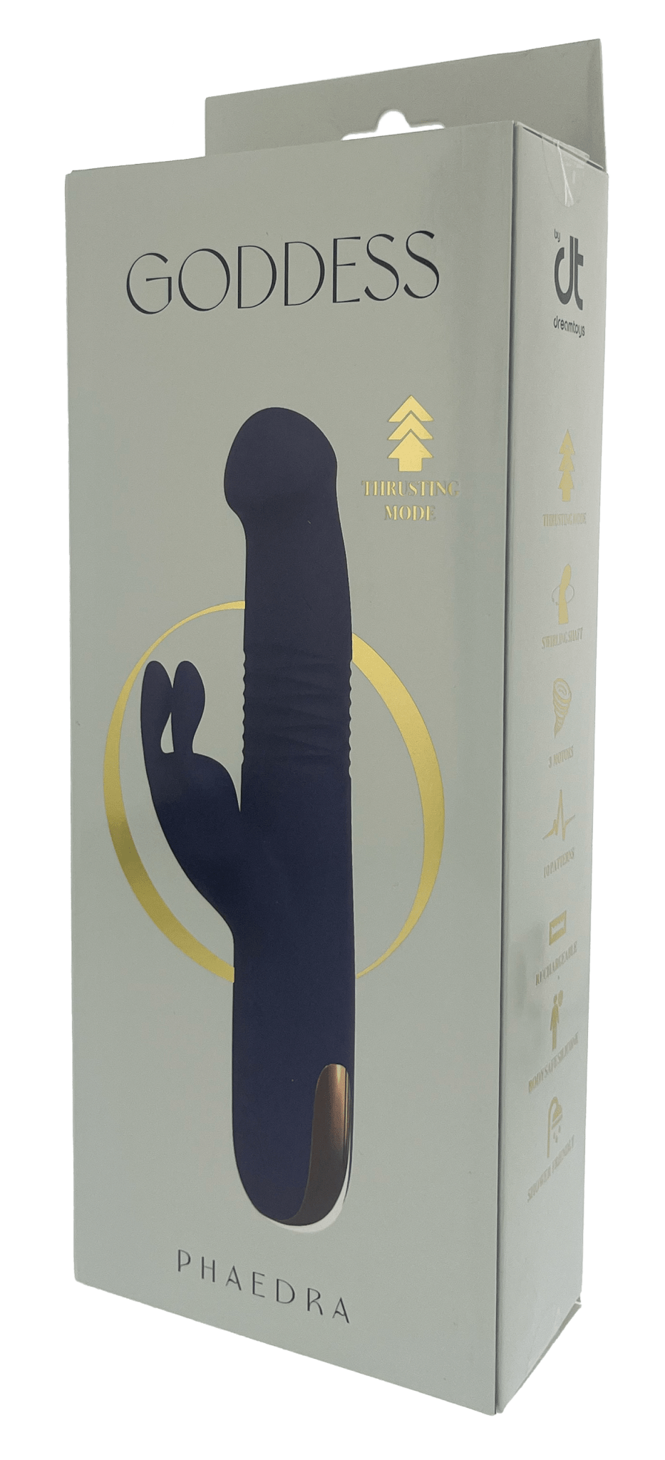 DreamToys Goddess Collection Phaedra Up And Down Rabbit Vibrator - Loveangels