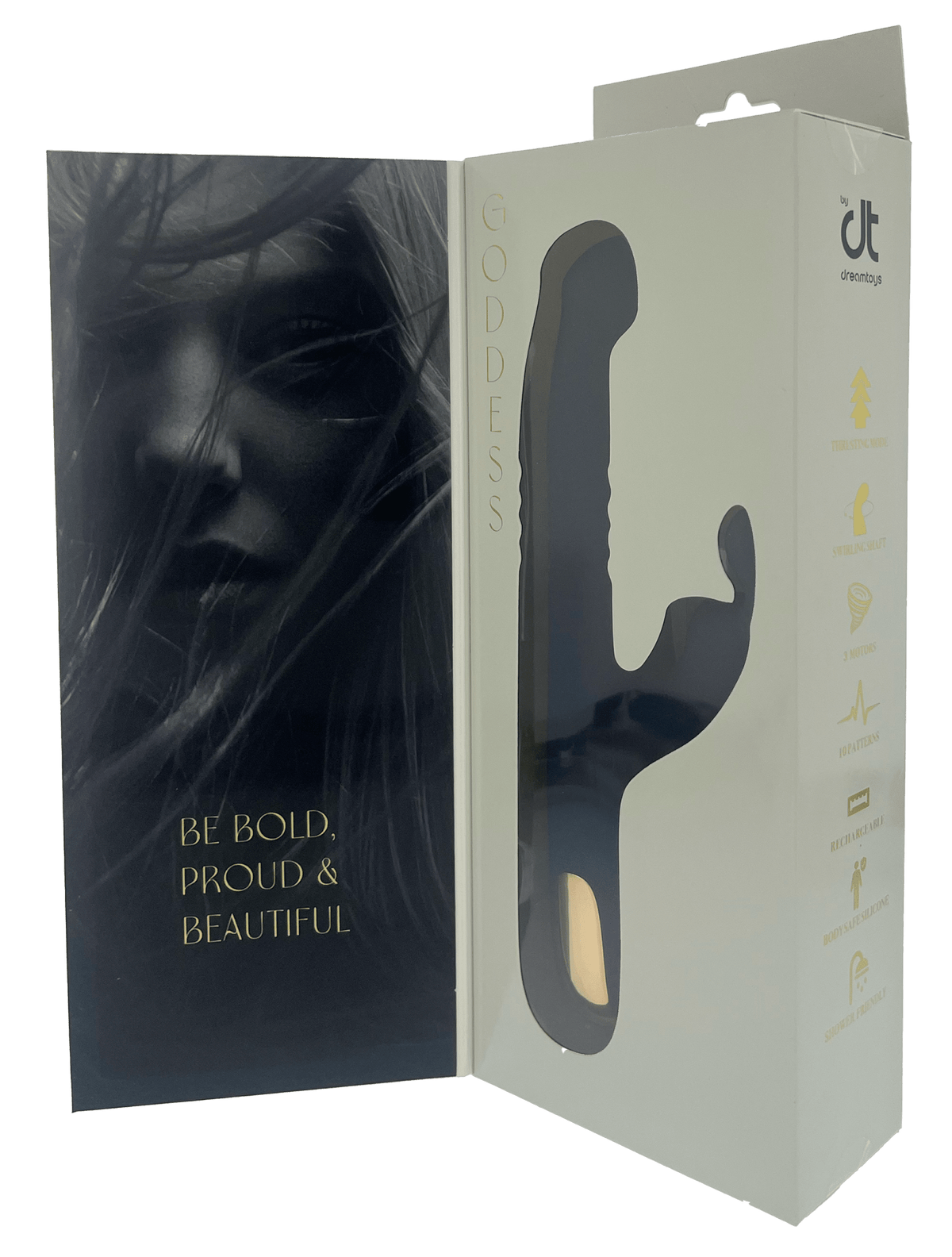 DreamToys Goddess Collection Phaedra Up And Down Rabbit Vibrator - Loveangels