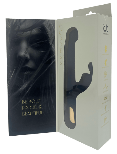 DreamToys Goddess Collection Phaedra Up And Down Rabbit Vibrator - Loveangels