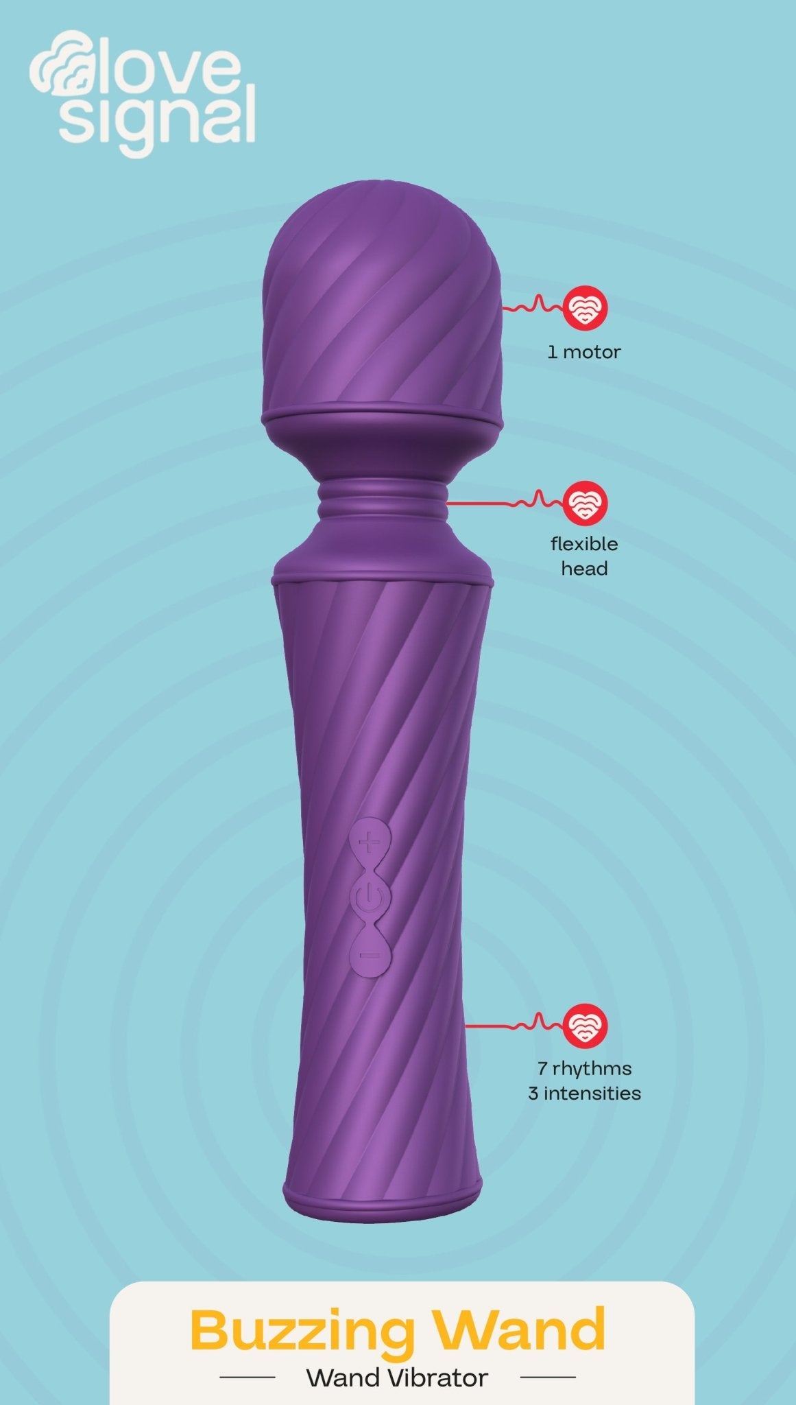 Dreamtoys Love Signal Buzzing Wand - Loveangels