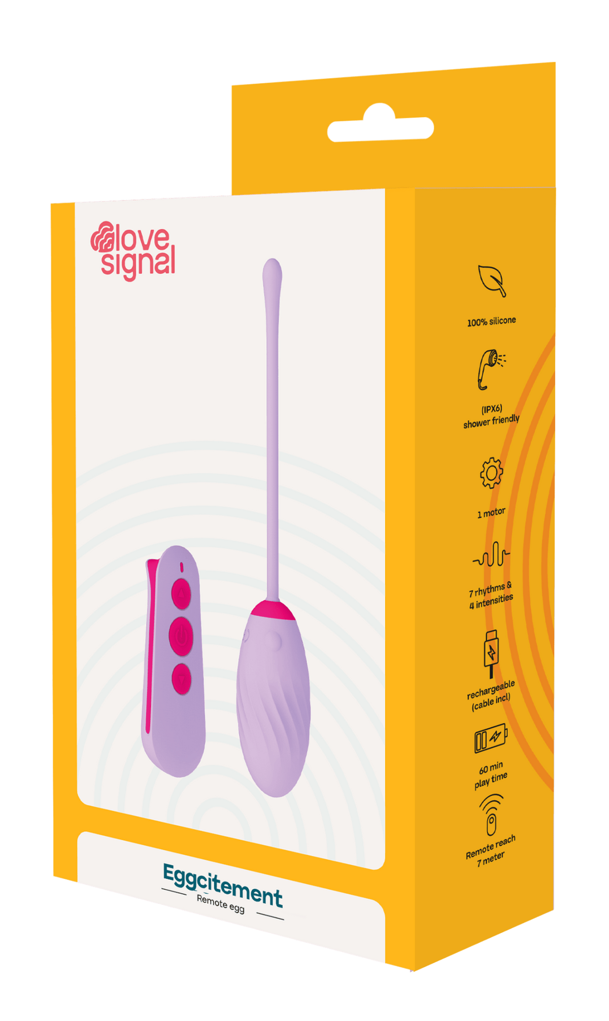 DreamToys Love Signal Eggcitement Vibrating Love Egg With Remote - Loveangels