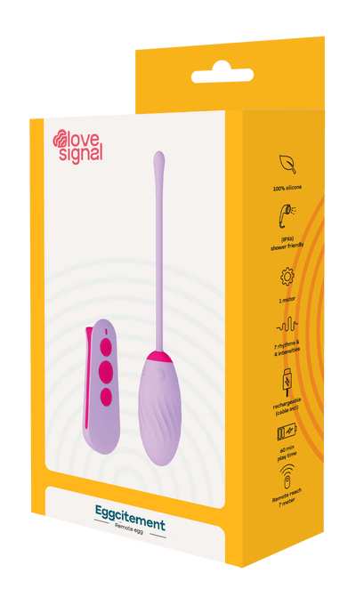 DreamToys Love Signal Eggcitement Vibrating Love Egg With Remote - Loveangels