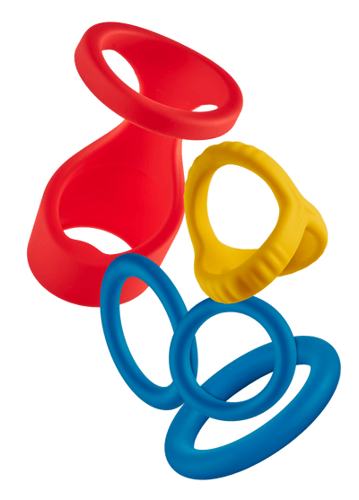 Dreamtoys Love Signal Long Play Love Cock Ring Set - Loveangels