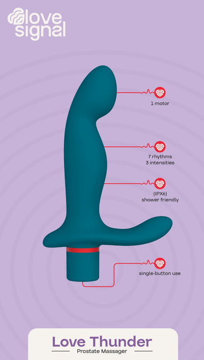 Dreamtoys Love Signal Love Thunder Prostate Vibrator - Loveangels