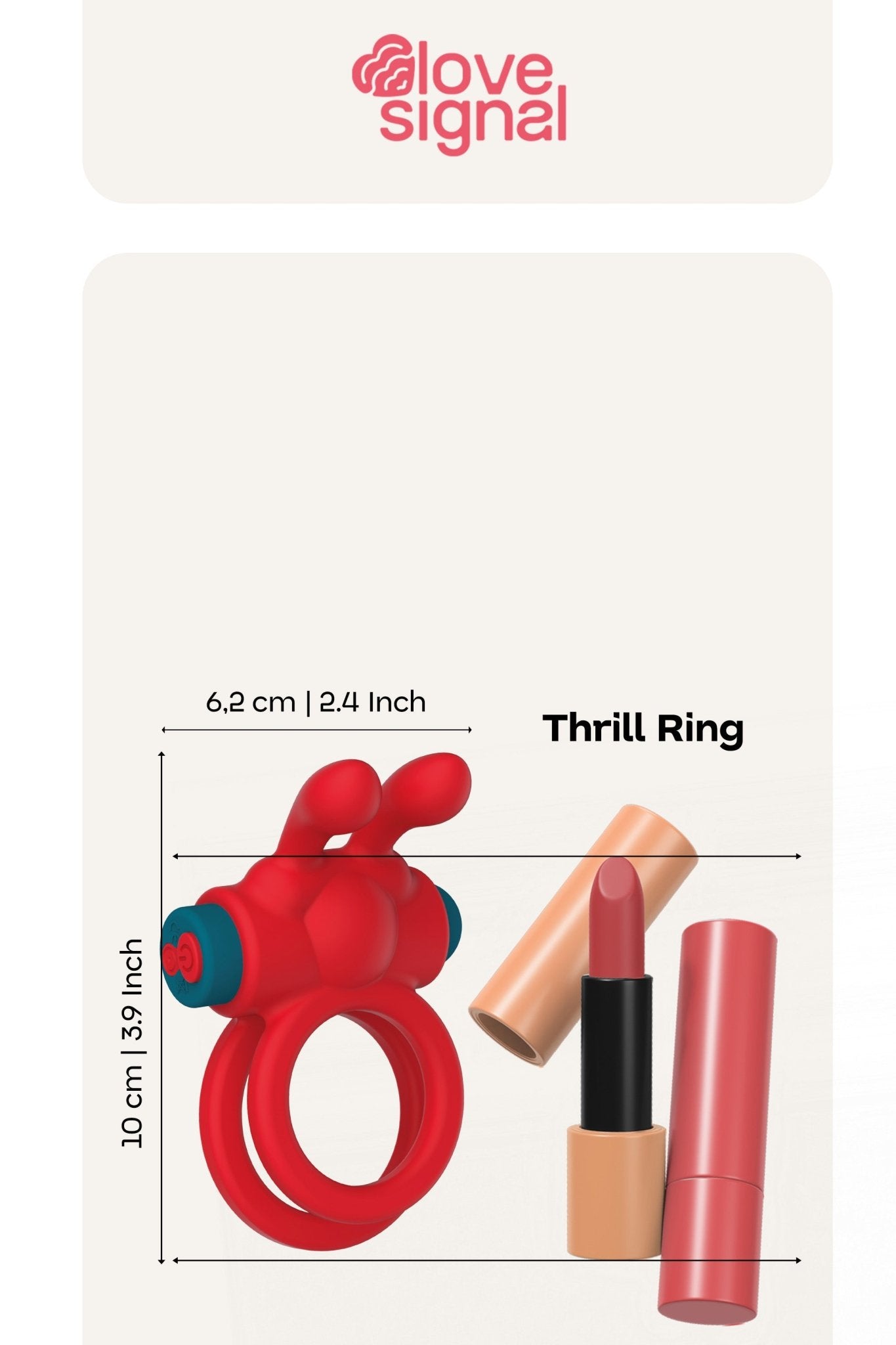 Dreamtoys Love Signal Thrill Ring - Loveangels