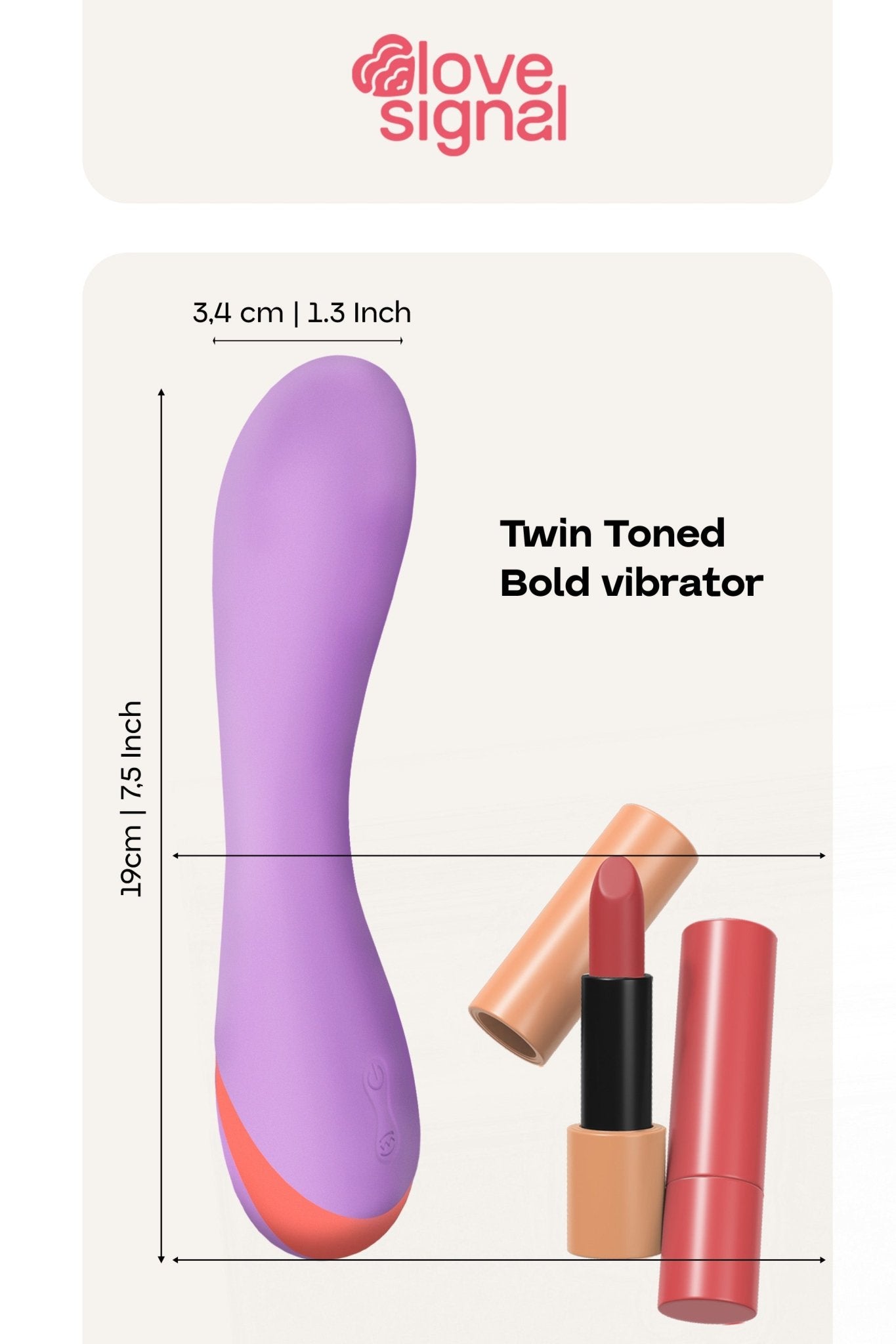 Dreamtoys Love Signal Twin Toned G - Spot Vibrator - Loveangels