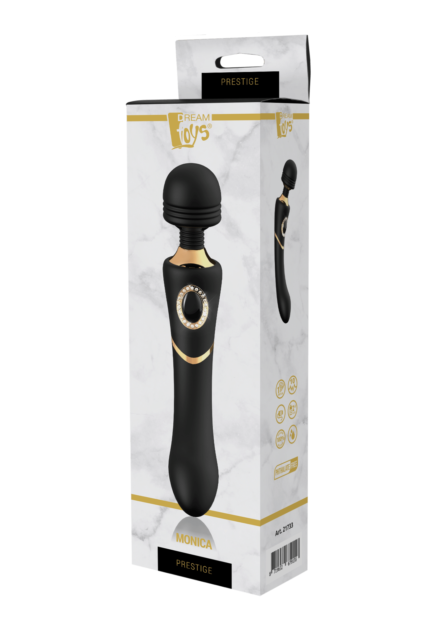 Dreamtoys Prestige Monica Wand Vibrator - Loveangels