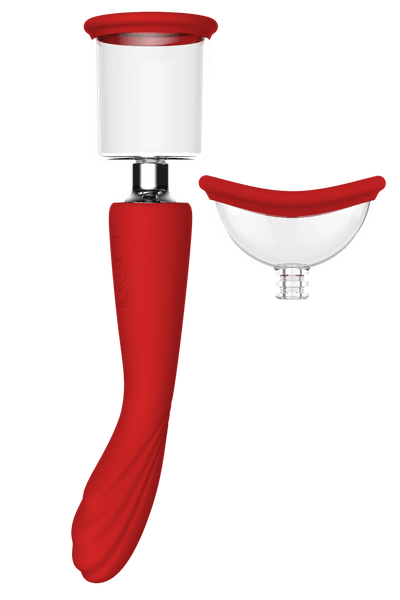 Dreamtoys Red Revolution Georgia G - Spot Vibrator And Suction Pump - Loveangels