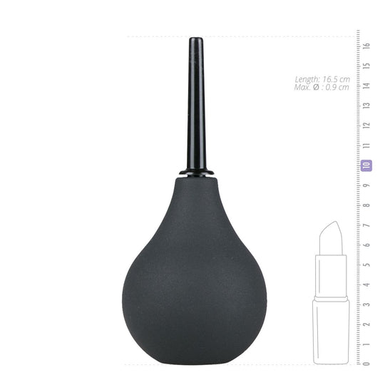 Easytoys Large Black Anal Douche 200ml - Loveangels
