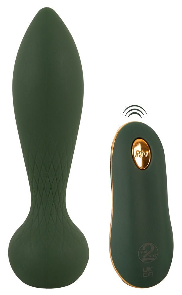 Emerald Love Luxurious Remote Control Anal Plug - Loveangels
