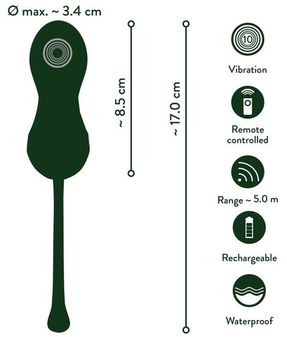 Emerald Love Luxurious Remote Control Love Balls - Loveangels