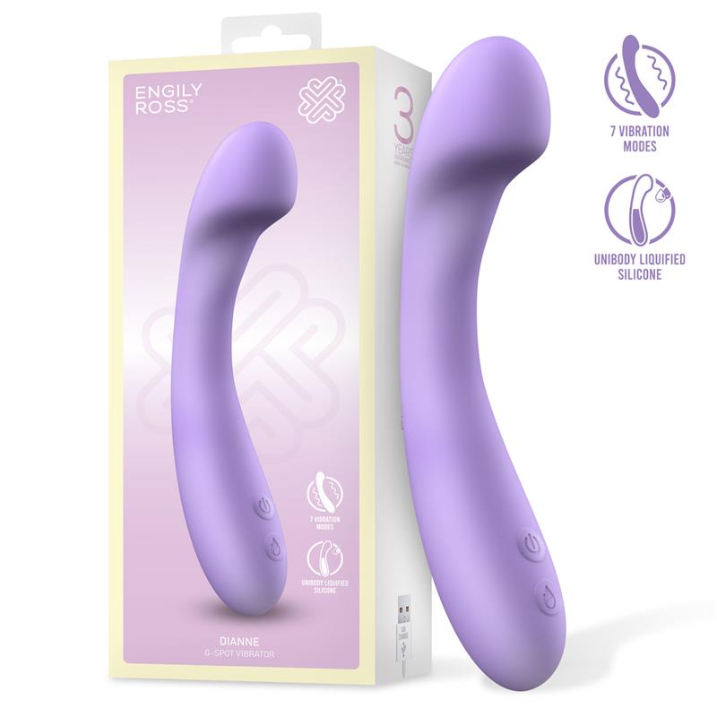 Engily Ross Dianne Bendable Liquid Silicone G Spot Vibe - Loveangels