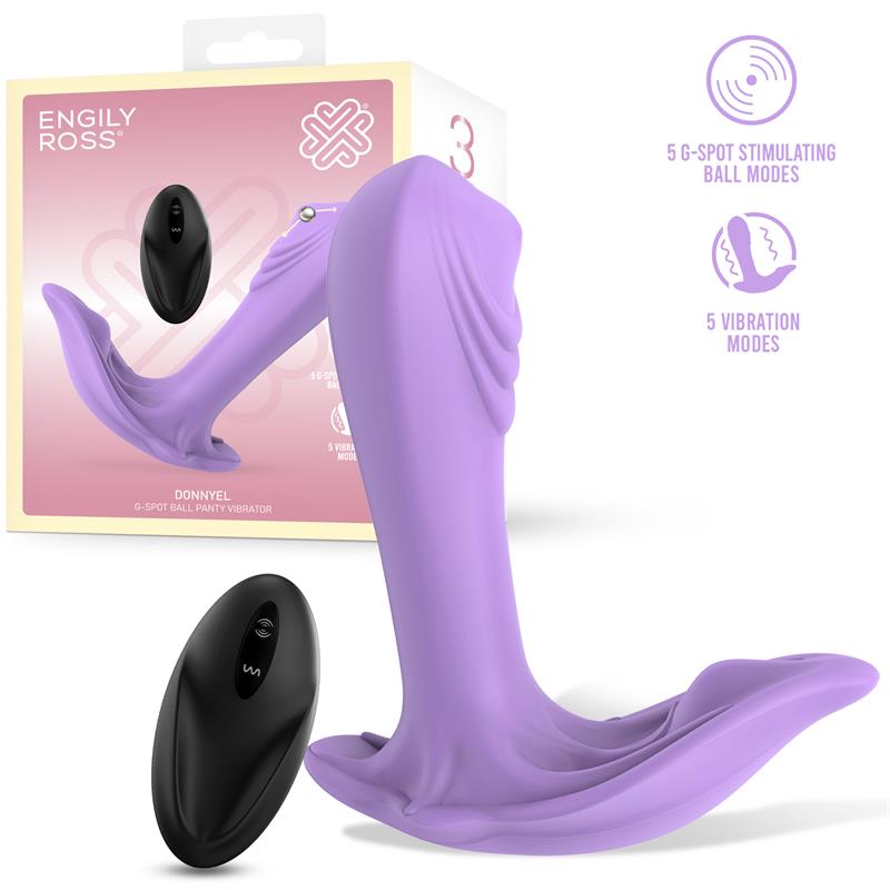 Engily Ross Donnyel Remote Control Panty Vibrator With G Spot Ball - Loveangels